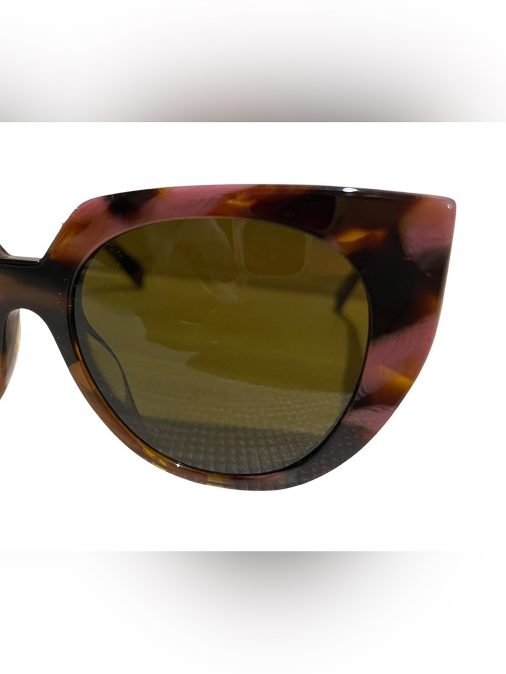 Prada PR 14WS Mauve Tortoise with Light Brown Lenses (23A60B) Women's Sunglasses